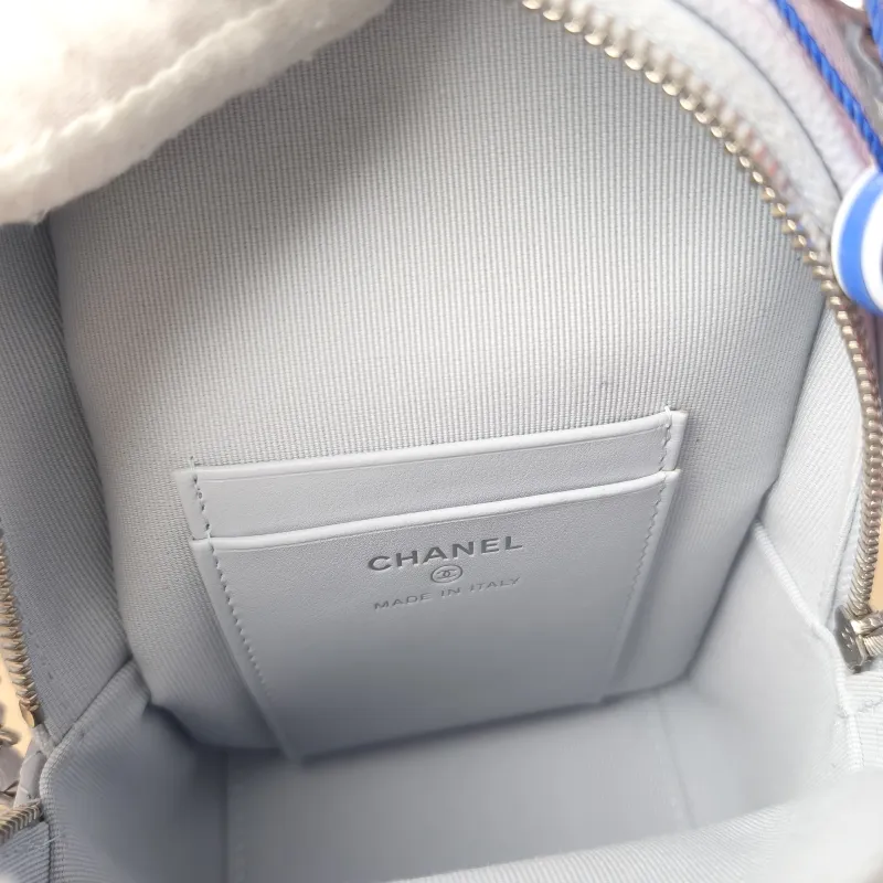 Chanel Backpack Mini Backpack Collection Blue Calfskin One Size 13 × 9 × 18 cm — detail view 6 of 10