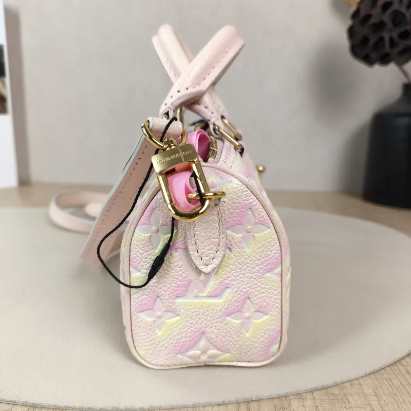 Louis Vuitton Crossbody Bag Speedy Nano Collection · Empreinte Embossed Calfskin Monogramnano16 × 7.5 × 10 cm — detail view 3 of 10