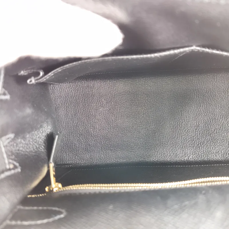 Hermès Shoulder Bag Kelly 28 Gold-Tone Hardware 89Black Epsom Calfskin Medium 28 × 10 × 22 cm C — detail view 10 of 13