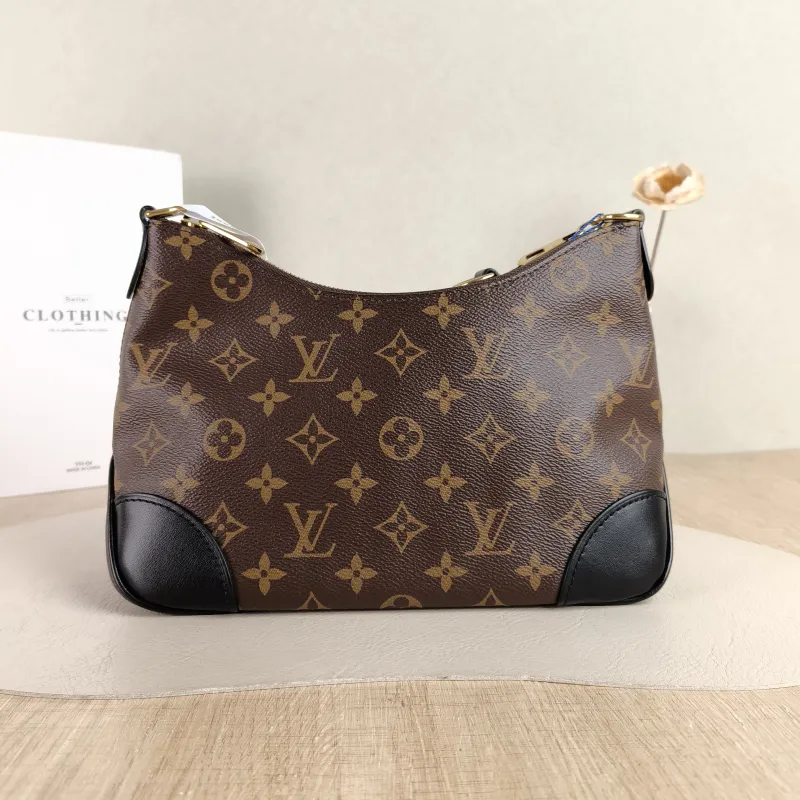 Louis Vuitton Crossbody Bag Boulogne PVC Small 26 × 9.5 × 16 cm