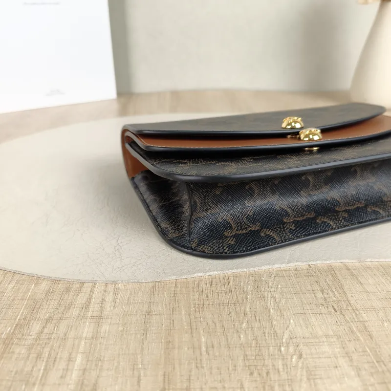 CELINE Crossbody Bag DUO Wallet Monogram PVC Mini 20 × 6 × 13 cm — detail view 1 of 11