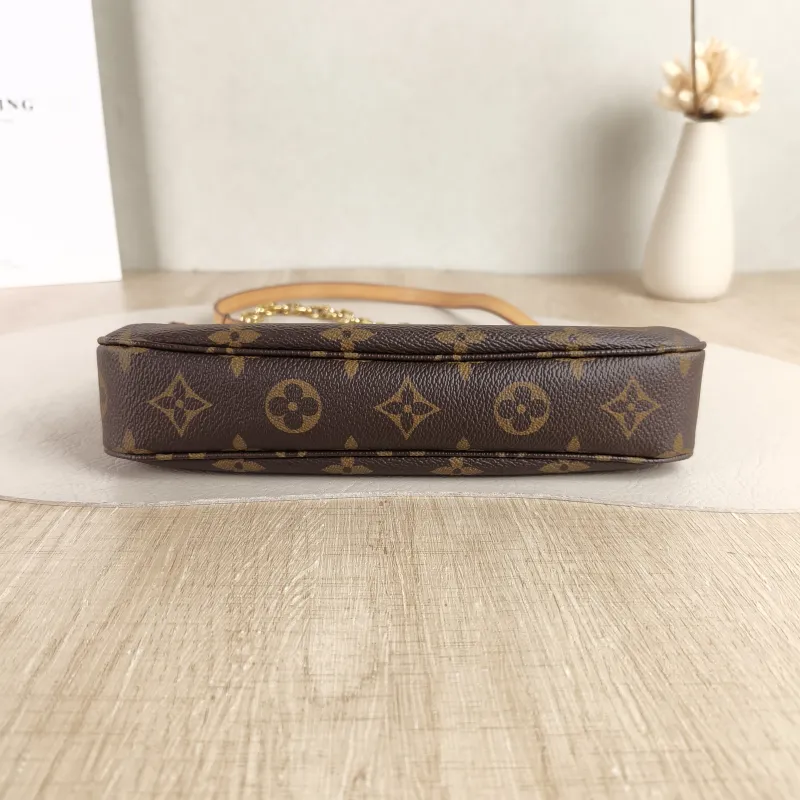 Louis Vuitton Shoulder Bag Pochette Accessoires Two Straps Monogram PVC Large 23.5 × 4 × 13.5 cm — cover view 3 of 6