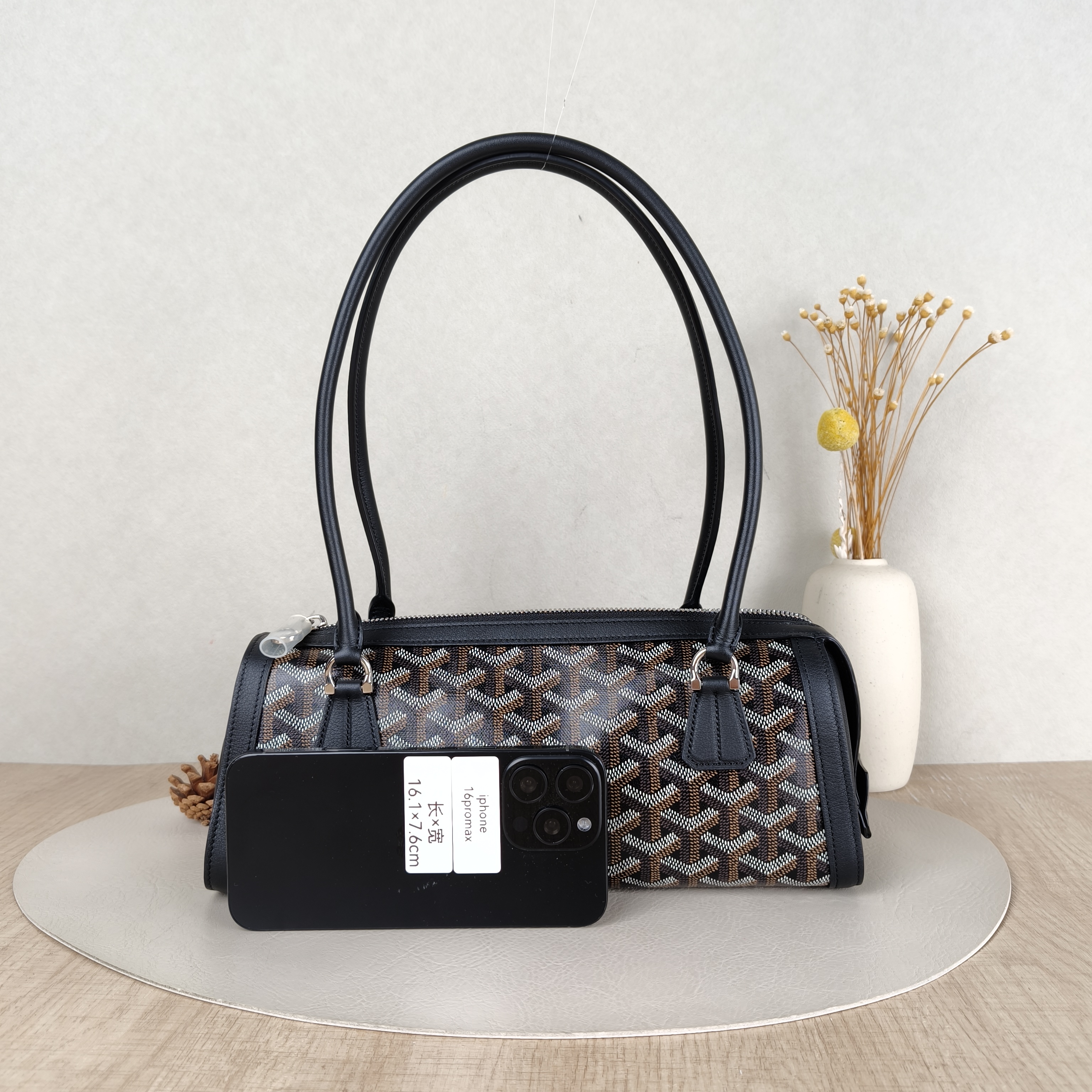GOYARD Shoulder Bagbonbonniere Collection Black PVC One Size30 × 10.5 × 12 cm — cover view 5 of 5