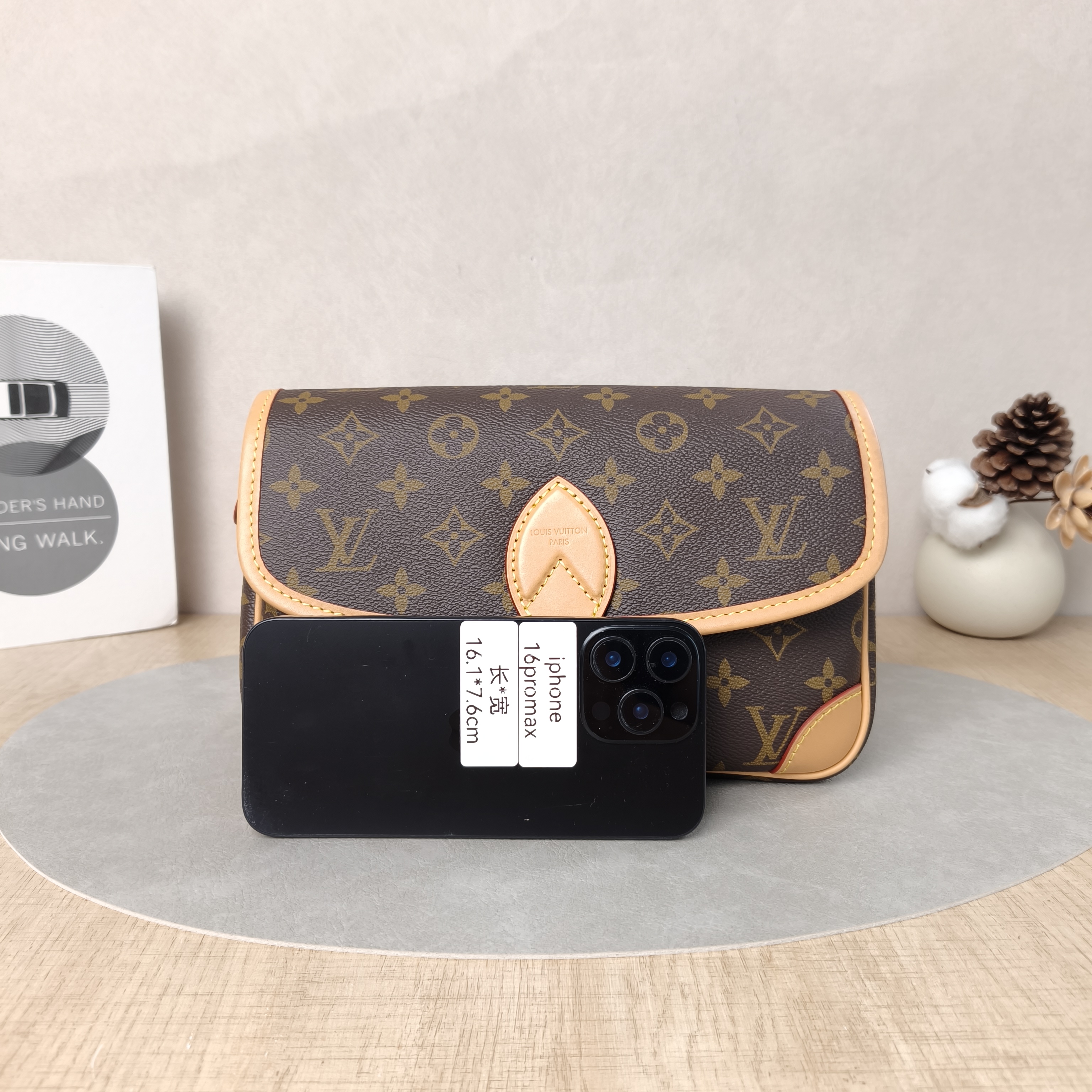 Louis Vuitton Crossbody Bag Diane Baguette Bag Shoulder Strap PVC Small24 × 9 × 15 cm — cover view 5 of 6