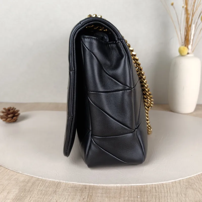 SAINT LAURENT Shoulder Bag Jamie Carre Chain Bag Black Lambskin Large33 × 9 × 22 cm — detail view 1 of 14