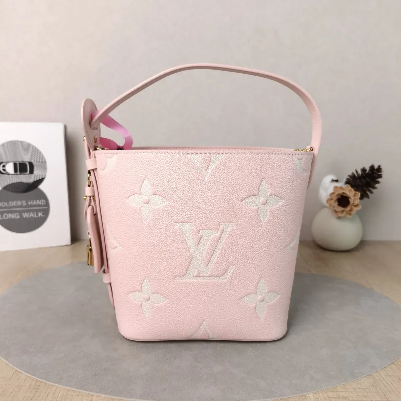 Louis Vuitton Top Handle Bag ALL IN BB · White Empreinte Embossed Calfskin BB16 × 12 × 18 cm — detail view 15 of 15