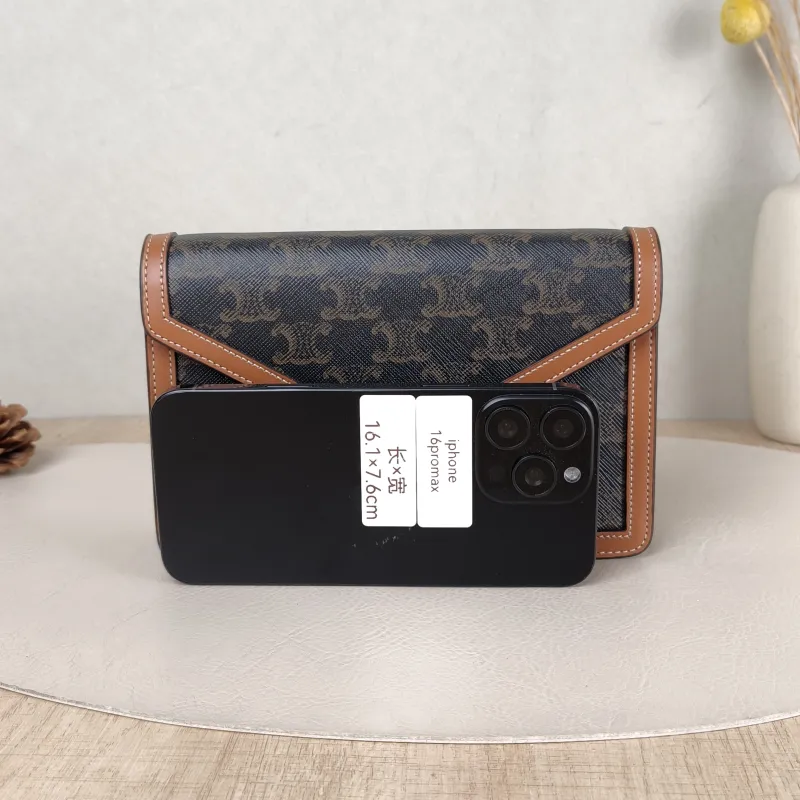 CELINE Crossbody Bag MARGO Wallet Monogram PVC Mini 19.5 × 4.5 × 13 cm — cover view 4 of 5