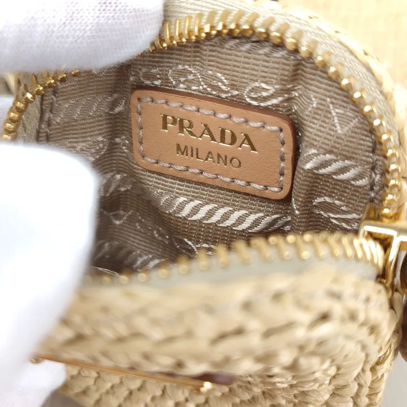 PRADA Crossbody Bag Re-Edition 2005 Hobo Woven Mini 22 × 6 × 18 cm — detail view 10 of 14