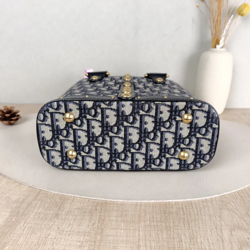 DIOR Shoulder Bag Signature avenue Bucket Blue Canvas One Size 22 × 9 × 22.5 cm — cover view 5 of 5