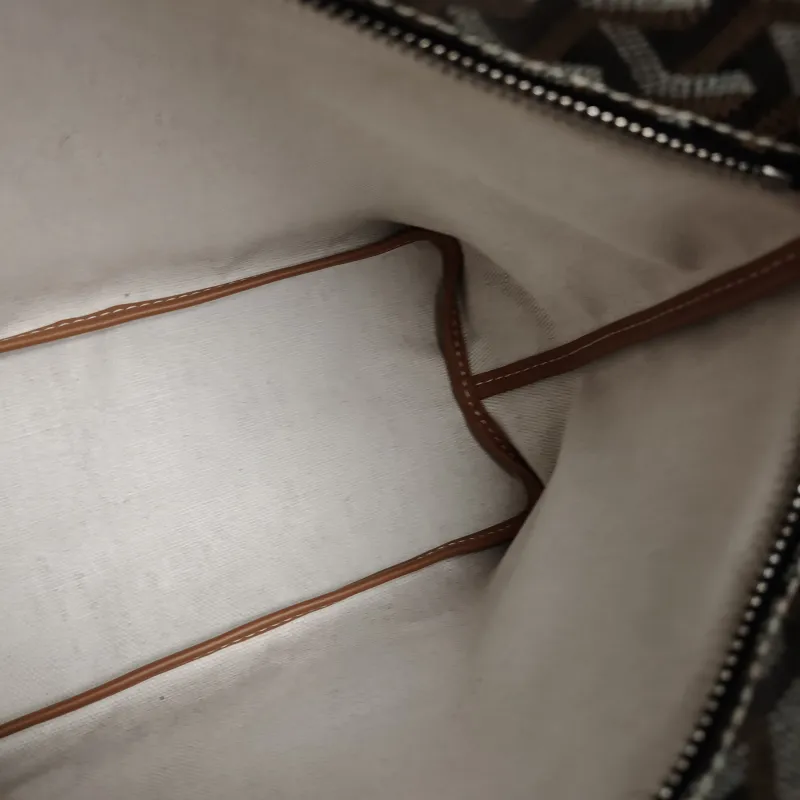 GOYARD Shoulder Bag Brown PVC Mini 29 × 11 × 18.5 cm — detail view 8 of 9