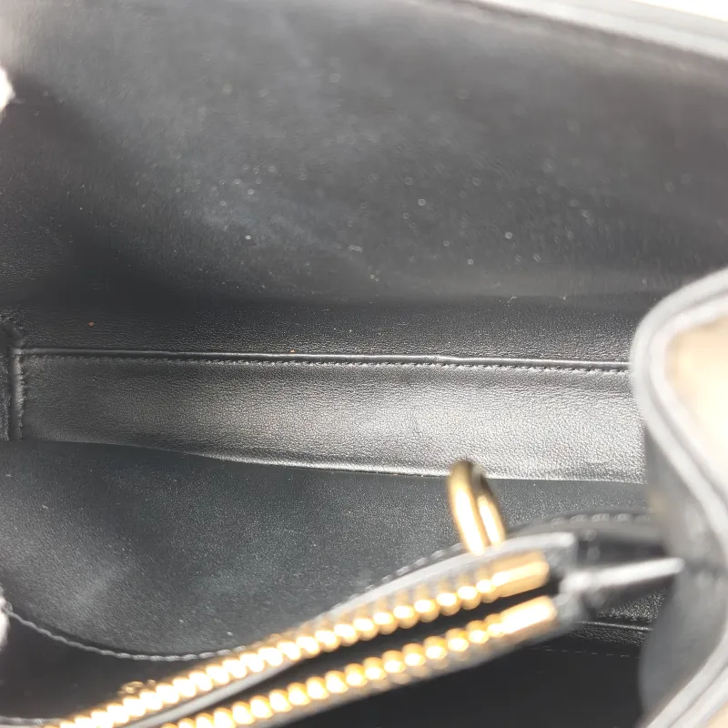 CELINE Crossbody Bag 16 Edition Black Calfskin Mini 17.5 × 7 × 14 cm — detail view 13 of 14