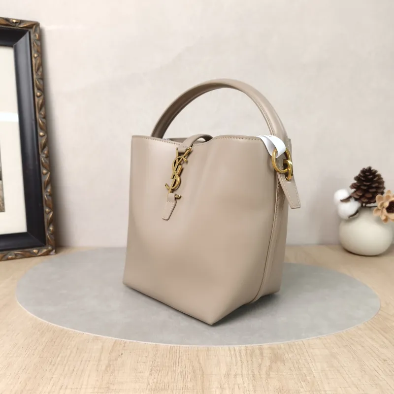 SAINT LAURENT Shoulder Bag LE 37 Brown Calfskin Small17 × 13 × 20 cm — cover view 6 of 6