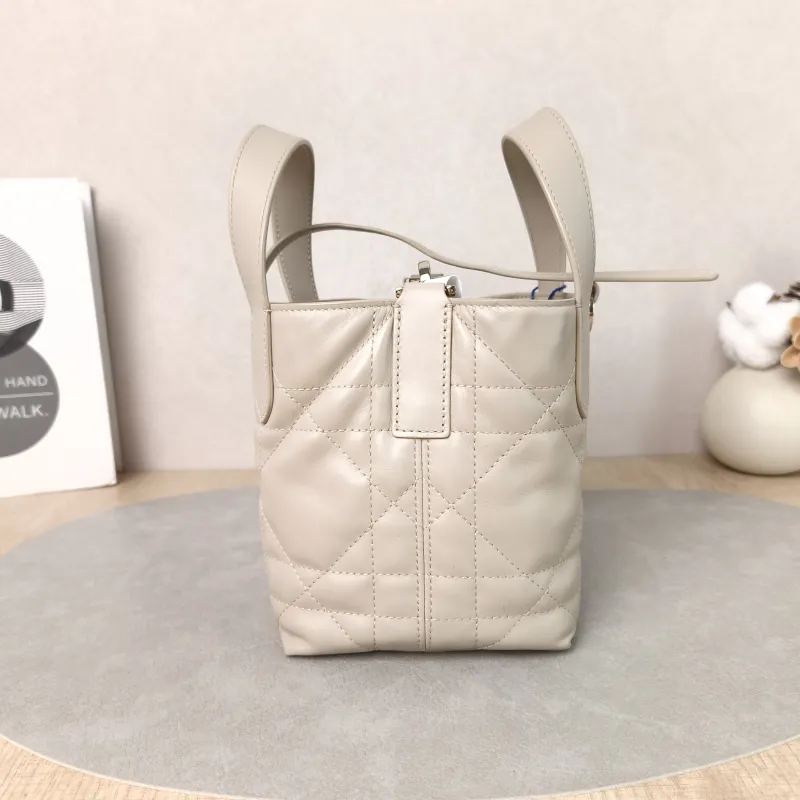 DIOR Top Handle Bag TOUJOURS Edition Beige Calfskinmini13 × 12 × 15 cm — detail view 9 of 10