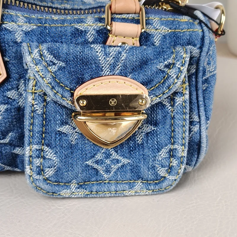 Louis Vuitton Crossbody Bag Speedy Nano Blue Edition nano 16 × 7.5 × 10 cm — detail view 7 of 13