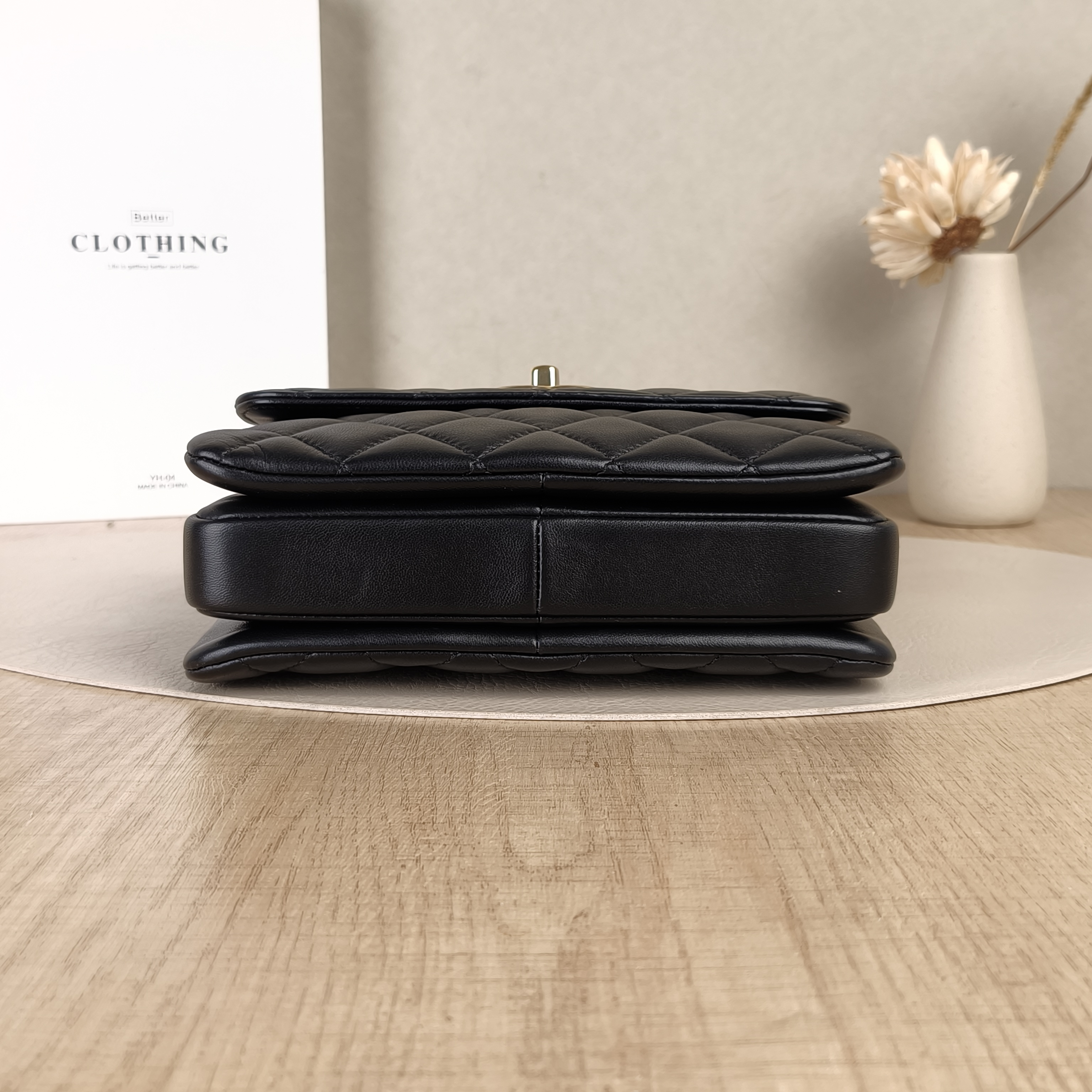 Chanel Top Handle Bag Trendy CC Black Lambskinmini19.5 × 8 × 14.5 cm — cover view 3 of 5