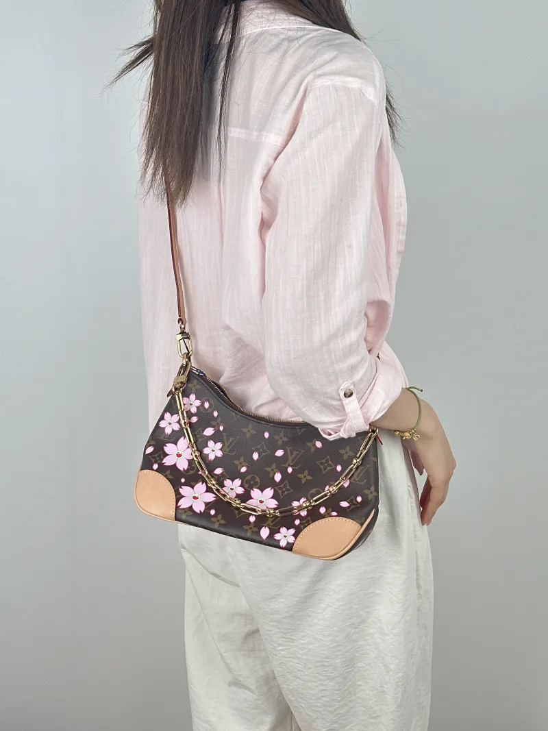 Louis Vuitton Crossbody Bag Boulogne Monogram PVC Small26 × 9.5 × 16 cm — on-model view 1 of 2