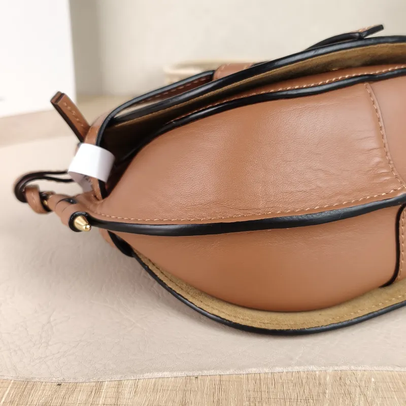 LOEWE Crossbody Bag Gate Caramel Calfskin Mini 15 × 8 × 12.5 cm — detail view 6 of 11