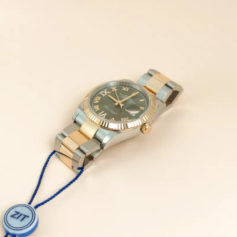 Rolex Watch · Watch Green 18k Diamond 36mm Yellow Gold Yellow Gold 36mm — cover view 6 of 10