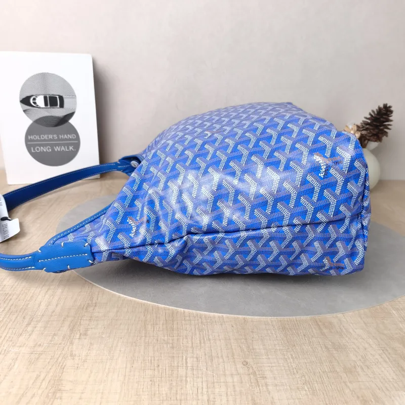 GOYARD Shoulder Bag Boheme Hobo​Blue PVC Small43 × 14 × 27 cm — detail view 2 of 15