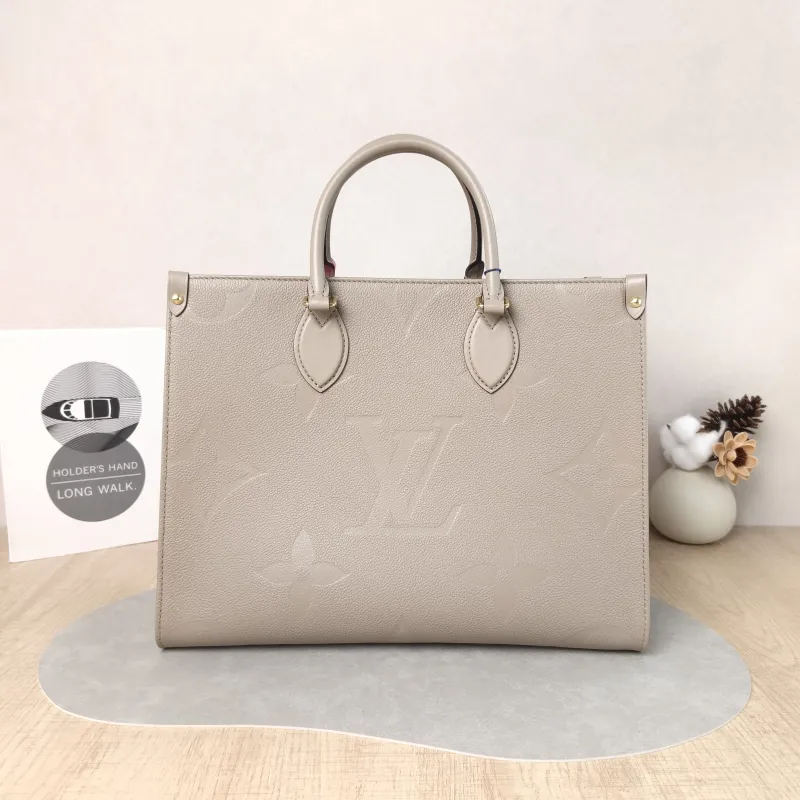 Louis Vuitton Shoulder Bag Onthego Medium Monogram Empreinte Embossed Calfskin Medium 35 × 14 × 27 cm — cover view 2 of 5