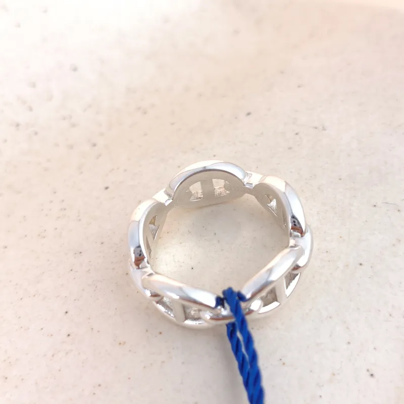 Hermès Ring Chaine d'Ancre Enchainee Ring 925 One Size 52 — cover view 2 of 6