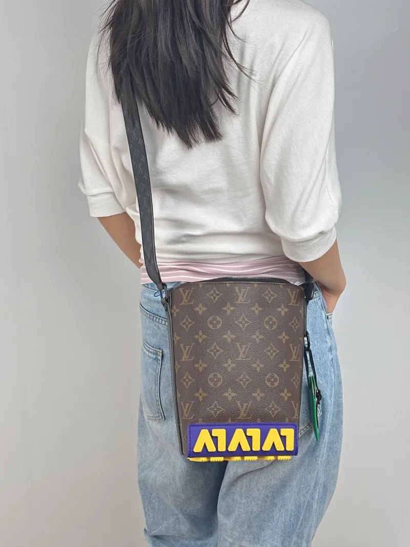 Louis Vuitton Crossbody Bag Cruiser Messenger Bag Monogram PVC One Size16.5 × 10 × 24 cm — on-model view 2 of 2