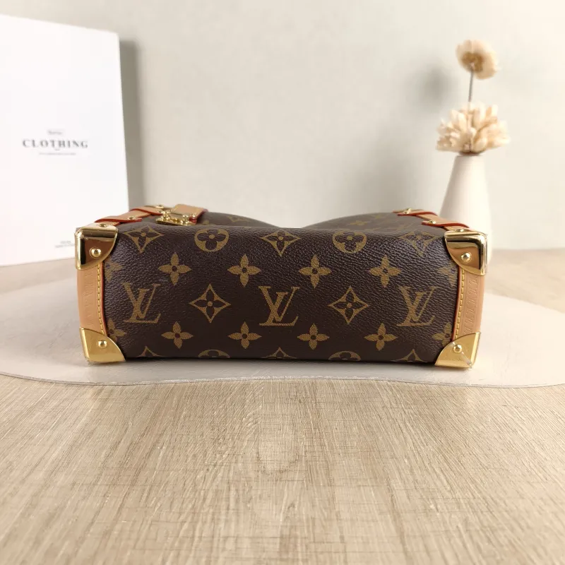 Louis Vuitton Crossbody Bag Side Trunk Box Monogram PVC Medium 23.5 × 8.5 × 16 cm — cover view 2 of 6