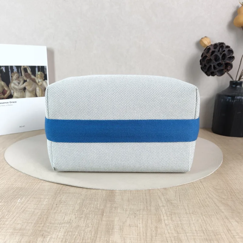 Hermès Top Handle Bag bride-a-brac Blue · White Large 25 × 15 × 21 cm — cover view 2 of 5