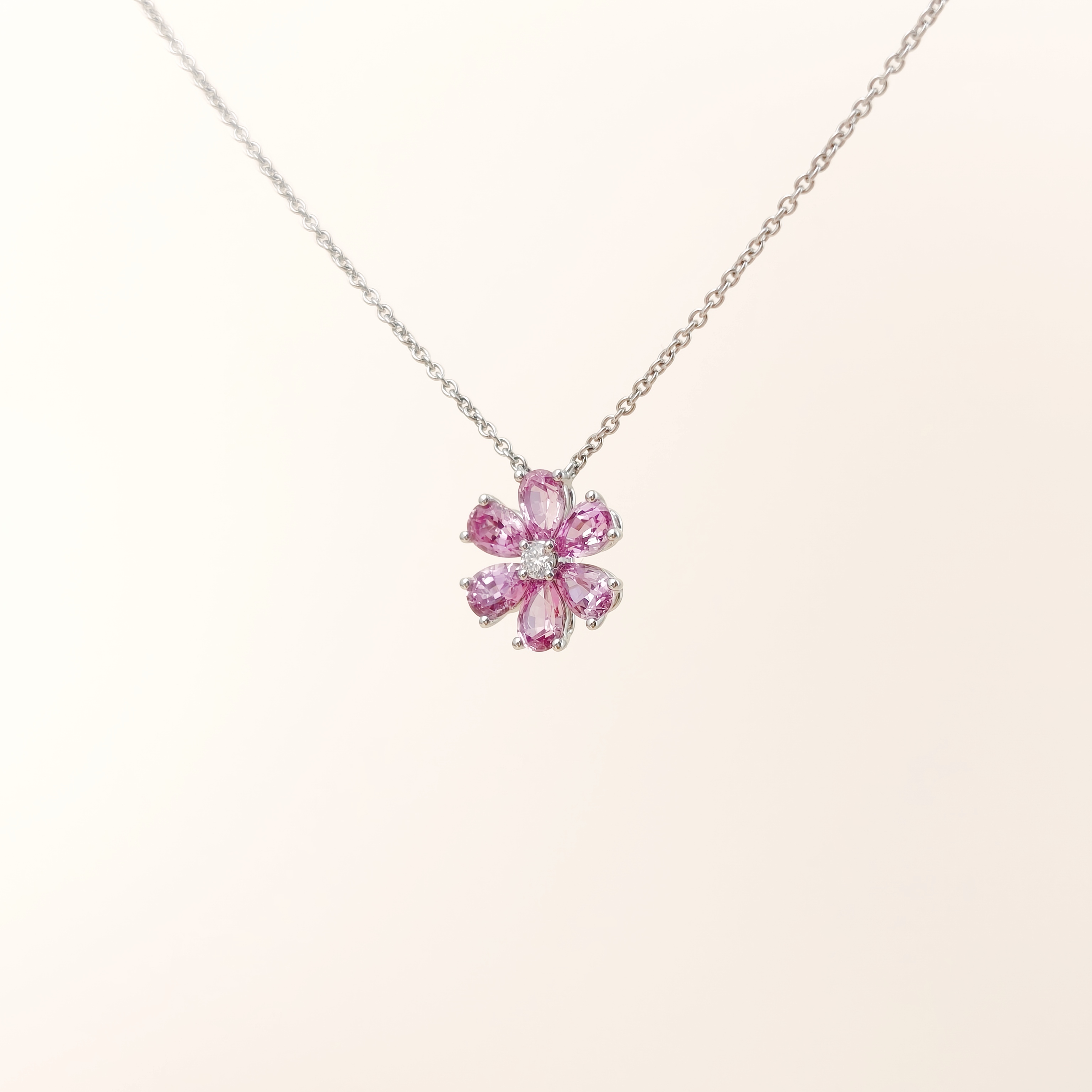 HARRY WINSTON Necklace Forget-Me-Not Necklace Gold PT950Diamond One Size40CM — cover view 8 of 11