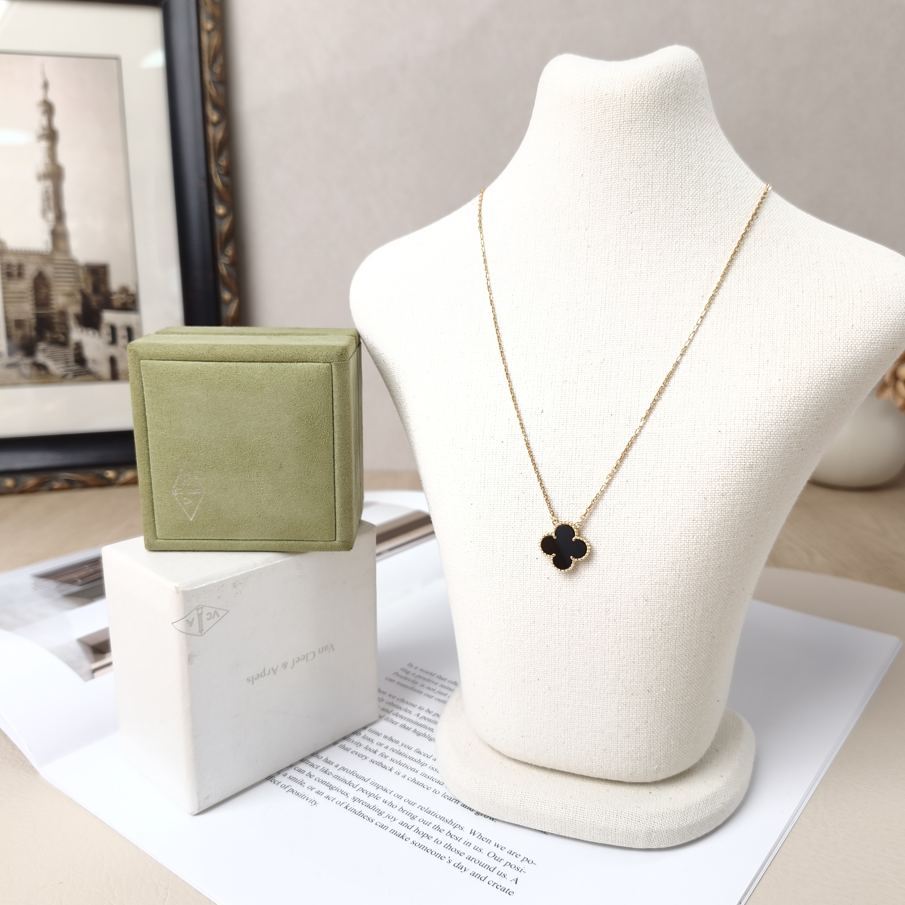 Van Cleef & Arpels Necklace Alhambra Alhambra Collection Necklace 18KY ellow Gold Vintage Small40cm Vintage Small — cover view 10 of 10